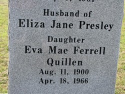 Eva Mae <I>Ferrell</I> Quillen 