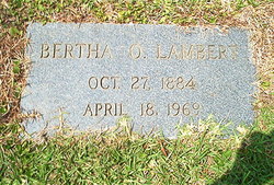Bertha Olive <I>Grob</I> Lambert 