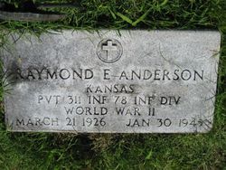 PVT Raymond Edwin Anderson 