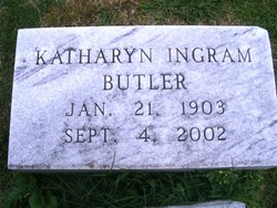 Katharyn Cowan <I>Ingram</I> Butler 