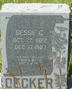 Bessie <I>Cox</I> Decker 