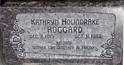 Kathryn <I>Holindrake</I> Hoggard 