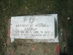 Sgt Alonzo Hunt Holmes 