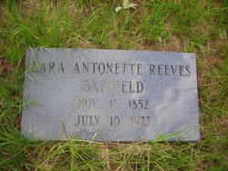 Sara Antonette <I>Reeves</I> Barfield 