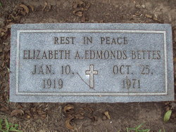 Elizabeth A <I>Edmonds</I> Bettes 