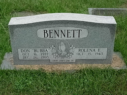Don Wayne “Bubba” Bennett 
