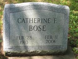 Catherine F Bose 