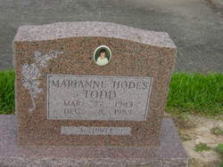 Marianne Manya <I>Hodes</I> Todd 