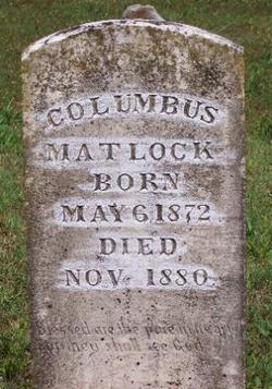 Columbus Matlock 
