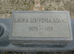 Laura Louvenia <I>Murphy</I> Adams 