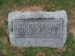 Edith <I>Maynor</I> Goad 