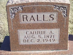 Carrie Annetta <I>Ramage</I> Ralls 