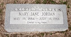Mary Jane <I>Patman</I> Jordan 