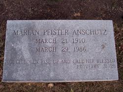 Marian Pfister <I>Pfister</I> Anschutz 
