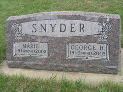 Marie <I>Peters</I> Snyder 