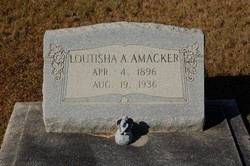 Loutisha “Tisha” <I>Anderson</I> Amacker 