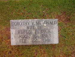 Dorothy Virginia <I>McDonald</I> Dick 