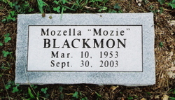 Mozella Iris Ann “Mozie” <I>Williams</I> Blackmon 