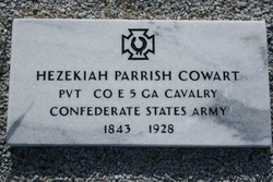 Pvt Hezekiah Parrish Cowart 