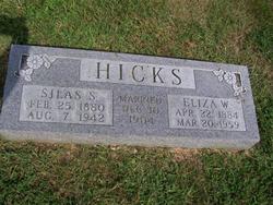 Eliza W <I>Shollenbarger</I> Hicks 