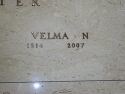 Velma Naomi <I>DeWitt</I> Webster 