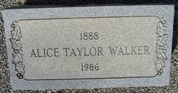 Alice Marian <I>Taylor</I> Walker 