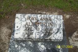 Roxy Anna <I>Alderman</I> Albritton 
