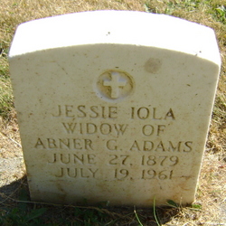 Jessie Iola <I>Beck</I> Adams 