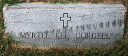 Myrtle Lee Cordell 