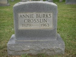 Annie Rachel <I>Burks</I> Crosslin 
