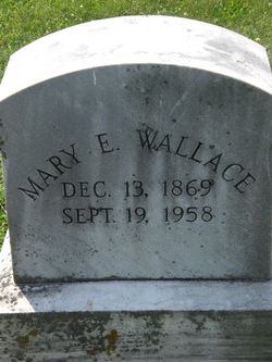 Mary E. <I>Ayers</I> Wallace 