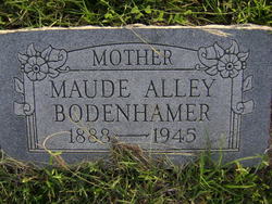 Maude <I>Alley</I> Bodenhamer 