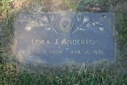 Lora J. <I>Morrow</I> Anderson 