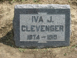 Iva J “Jennie” <I>Combes</I> Tenney Clevenger 