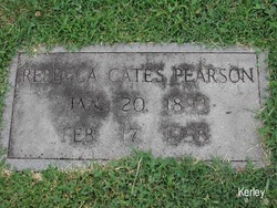 Rebecca <I>Cates</I> Pearson 