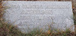 Anna Eldora <I>Edmonds</I> Anderson 
