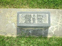 Clara Priscilla <I>Harris</I> Davis 