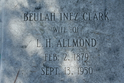 Beulah Inez <I>Clark</I> Allmond 