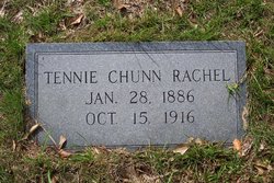 Tennie L <I>Chunn</I> Rachel 