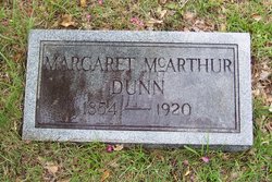 Margaret “Maggie” <I>McArthur</I> Dunn 