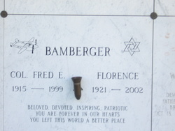 Col Fred E Bamberger 