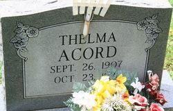 Thelma <I>Adkins</I> Acord 