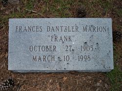 Frances Dantzler “Frank” Marion 