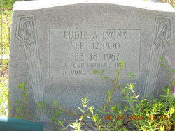 Ludie Adelia <I>Jenkins</I> Lyons 