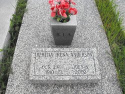 Bertha Irena <I>Zimmerman</I> Anderson 