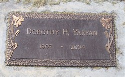 Dorothy Hazel <I>Church</I> Yaryan 