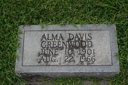 Alma <I>Davis</I> Greenwood 