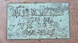 Mary M. <I>Melzer</I> Boyd 
