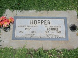 Mrs Bernice <I>Henry</I> Hopper 