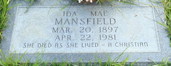 Ida Mae <I>Bailey</I> Mansfield 